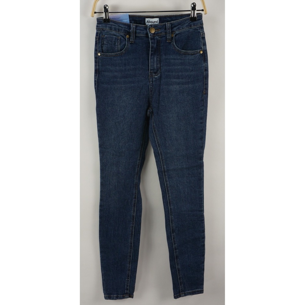 New ABOUND Skinny Stretch Denim High Rise‎ Jeans Women's 26 x 28" Blue Tapered